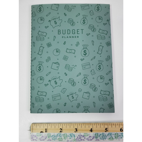 Pen + Gear Budget Planner 80 Sheets green monthly planner - Picture 8 of 9